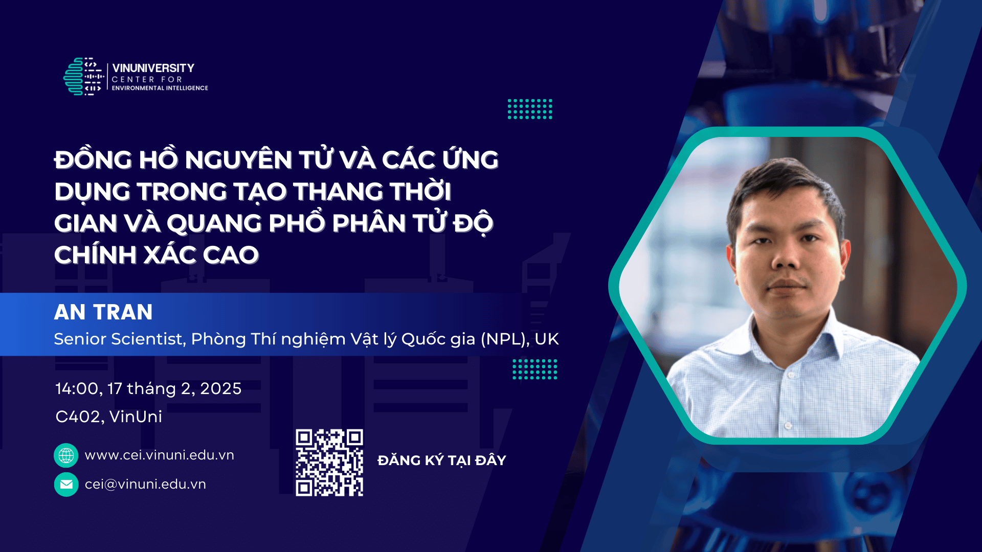 Đồng hồ nguyên tử và các ứng dụng trong tạo thang thời gian và quang phổ phân tử độ chính xác cao