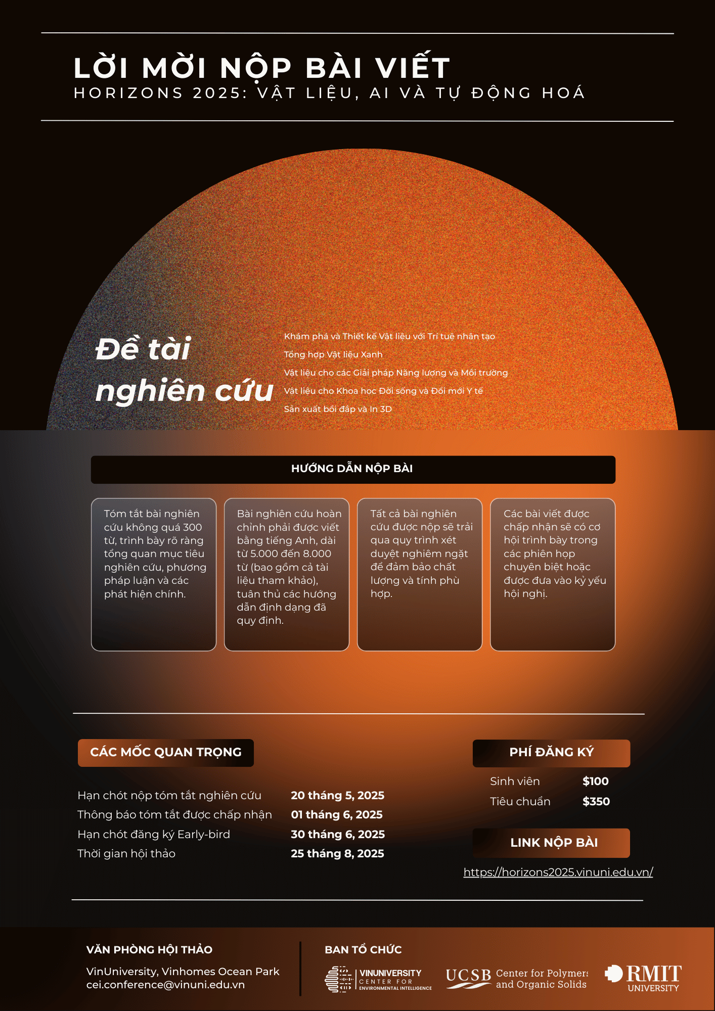 HORIZONS 2025 – Vật liệu, Trí tuệ nhân tạo & Tự động hoá